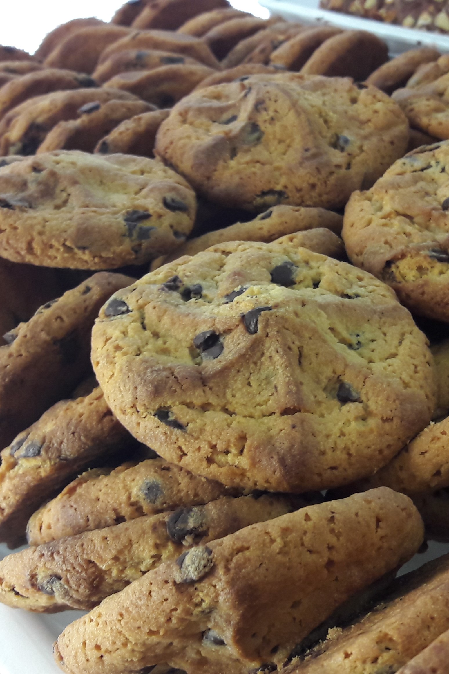 Cookies με κομμάτια σοκολάτας